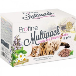 PROFINE CAT POUCH JELLY MULTIPACK 12X85G