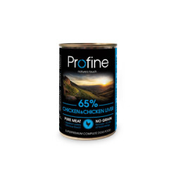 PROFINE LATA 65% CHICKEN WITH LIVER 6X400GR