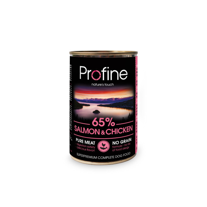PROFINE LATA 65% SALMON & CHICKEN 6X400GR
