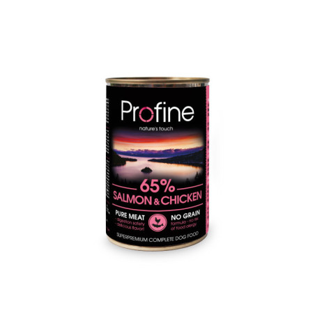 PROFINE LATA 65% SALMON & CHICKEN 6X400GR