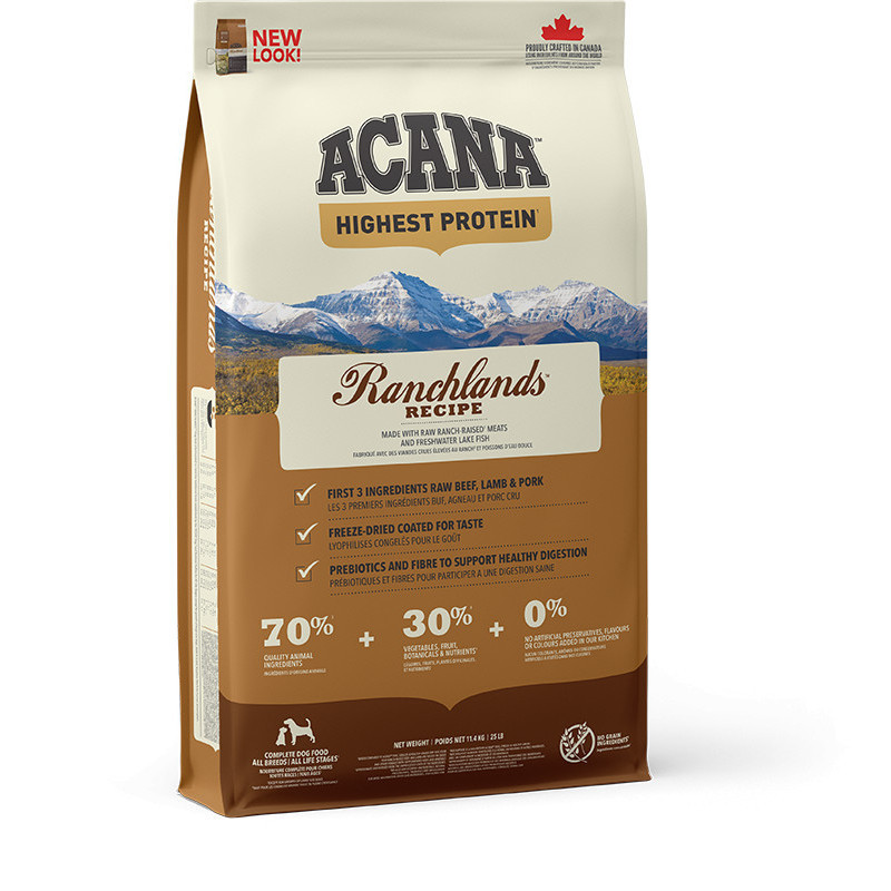 ACANA RANCHLANDS RECIPE 11,4KG